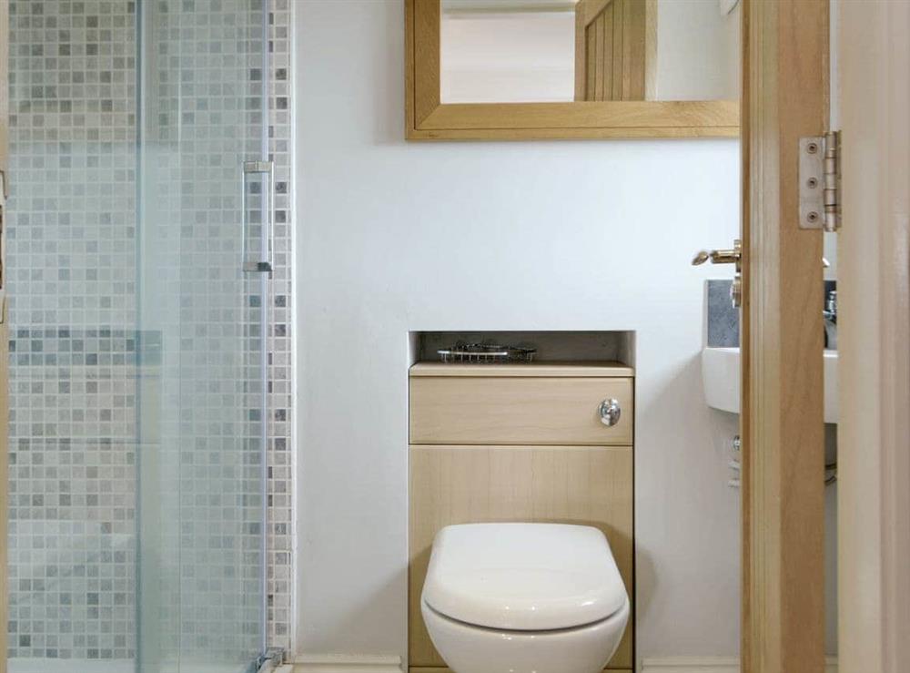 En-suite shower room at Barrow Tenement in Lyth Valley, near Kendal, Cumbria