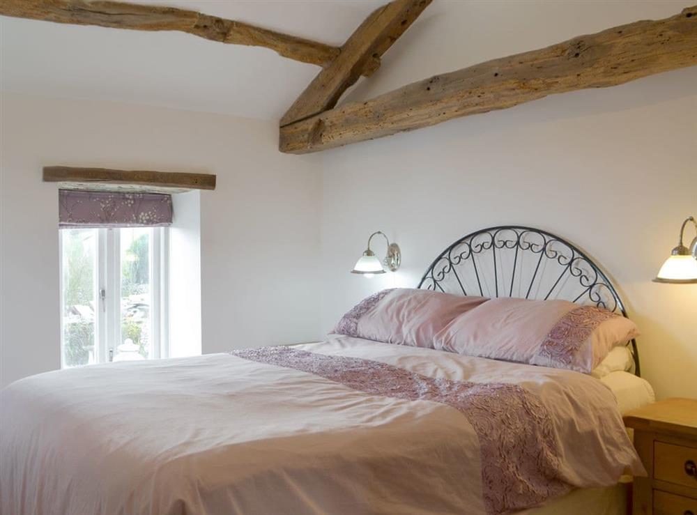 Relaxing double bedroom with en-suite at Barrow Tenement in Lyth Valley, near Kendal, Cumbria