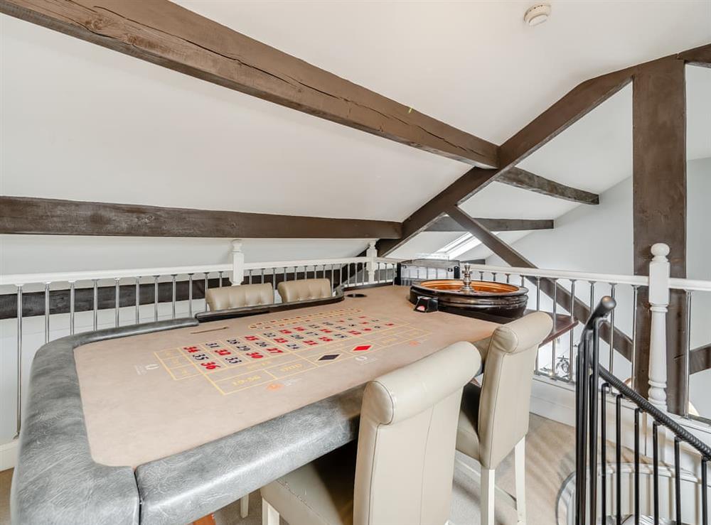 Games room at Barrowford Flat in Nelson, Lancashire