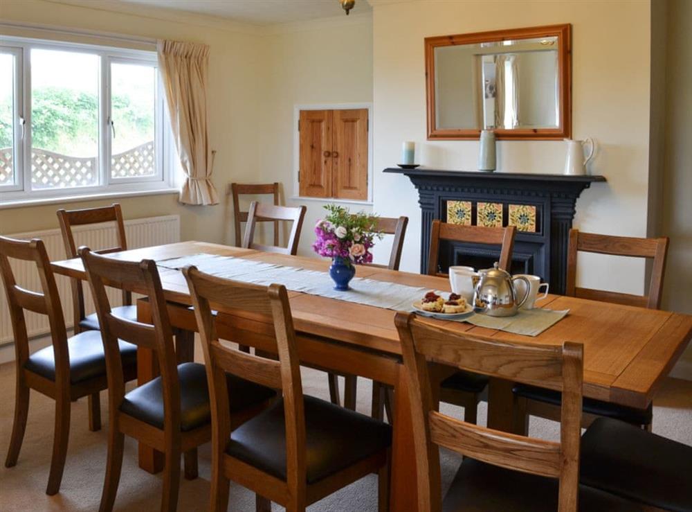 Dining area at Barwick in Exbourne, near Okehampton, Devon