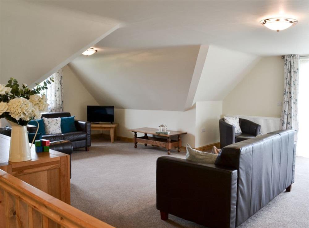 First floor living room at Barwick in Exbourne, near Okehampton, Devon