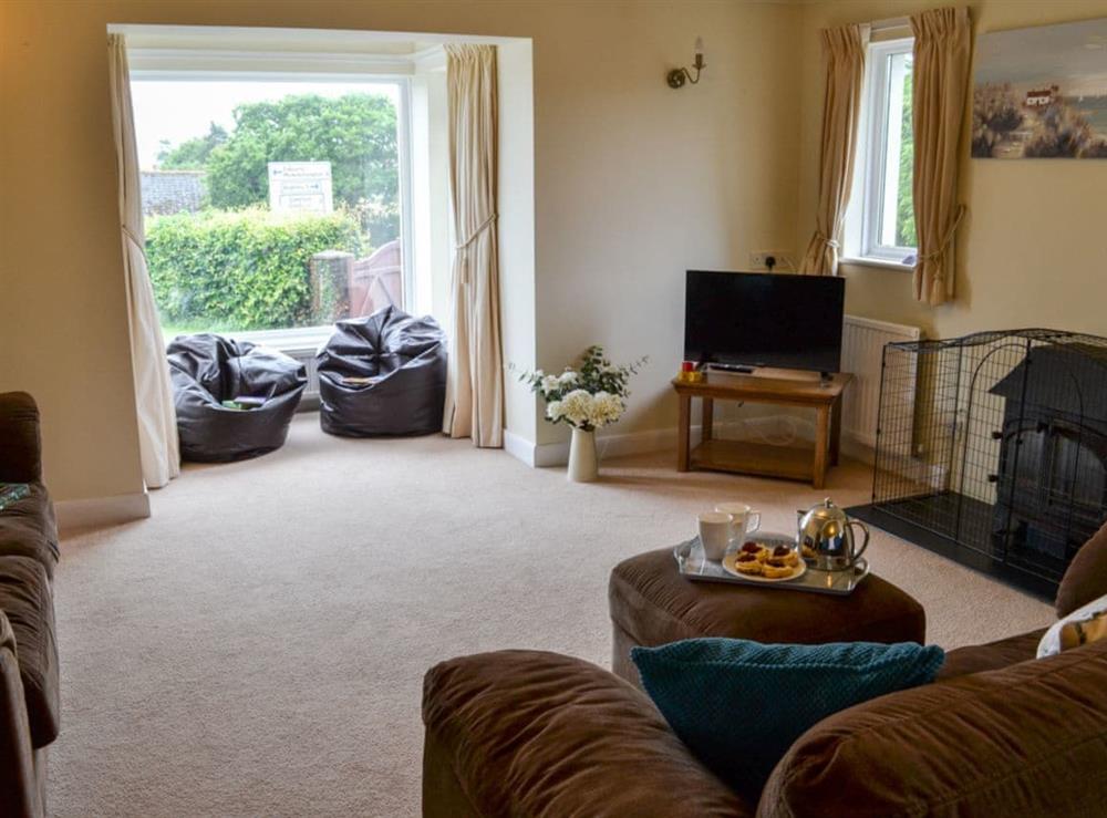 Living room at Barwick in Exbourne, near Okehampton, Devon