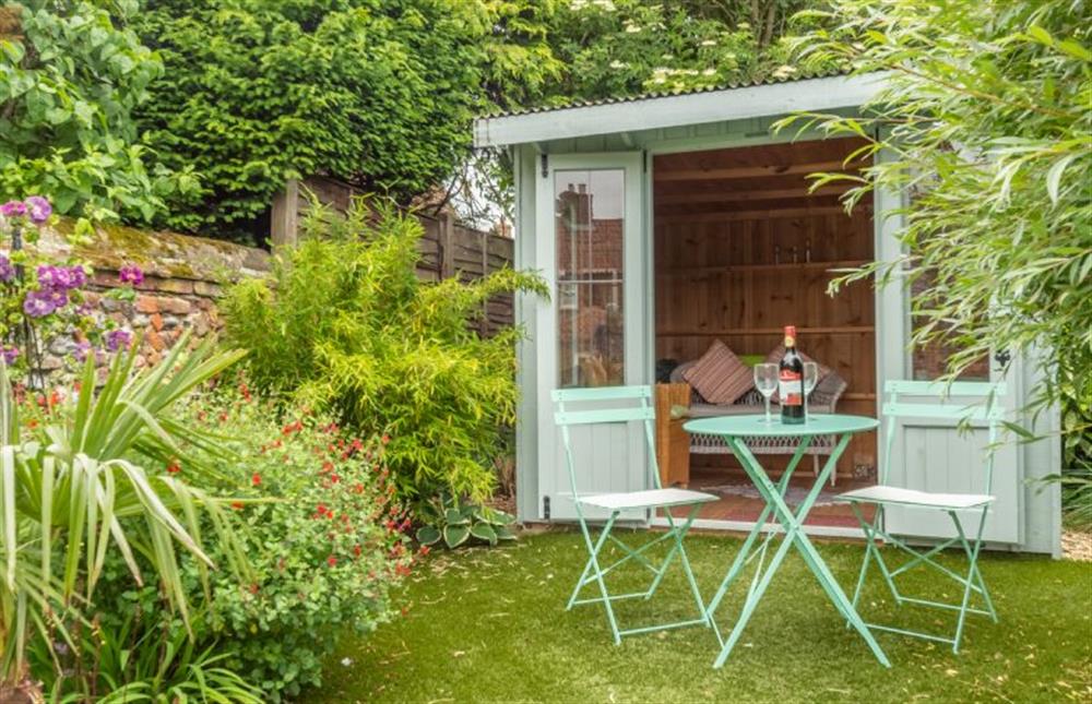 The summer house at Basil Cottage, Wells-next-the-Sea