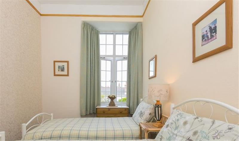 One of the 3 bedrooms at Bassets Lookout, Portreath