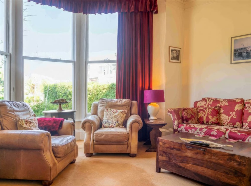 Living area at Bath House in Ilfracombe, Devon