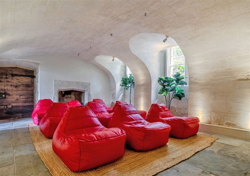 Relax in the living area at Batheaston House, Batheaston