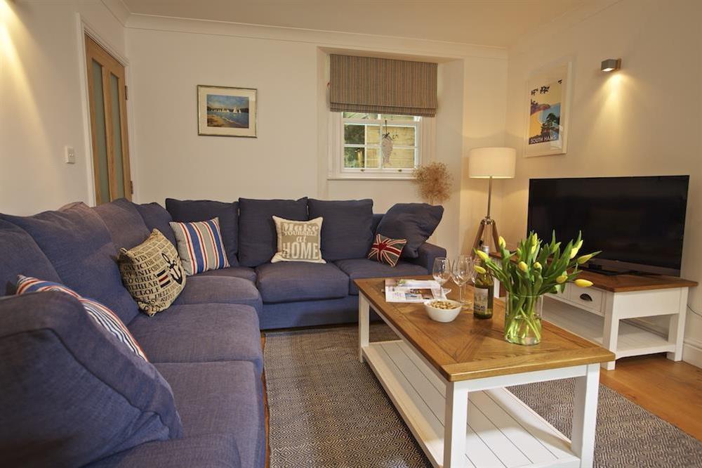 Very comfortable lounge with double sofas and TV with Sky (photo 2) at Batson House in , Salcombe