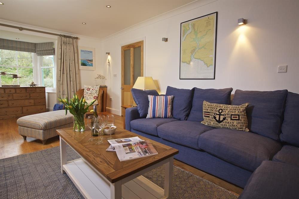 Very comfortable lounge with double sofas and TV with Sky (photo 3) at Batson House in , Salcombe