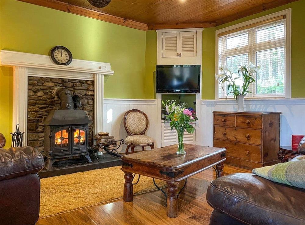 Living room at Battan Forest Cottage in Foxhole, near Beauly, Inverness-Shire