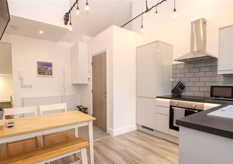 This is the kitchen (photo 5) at Battell Chambers, Camborne