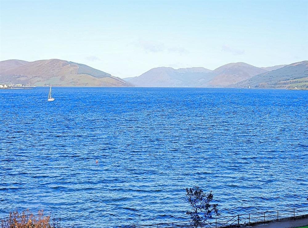 Stunning views at Bay Apartment in Rothesay, Isle of Bute, Scotland