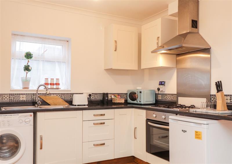 This is the kitchen at Bay Cosy, Pevensey Bay