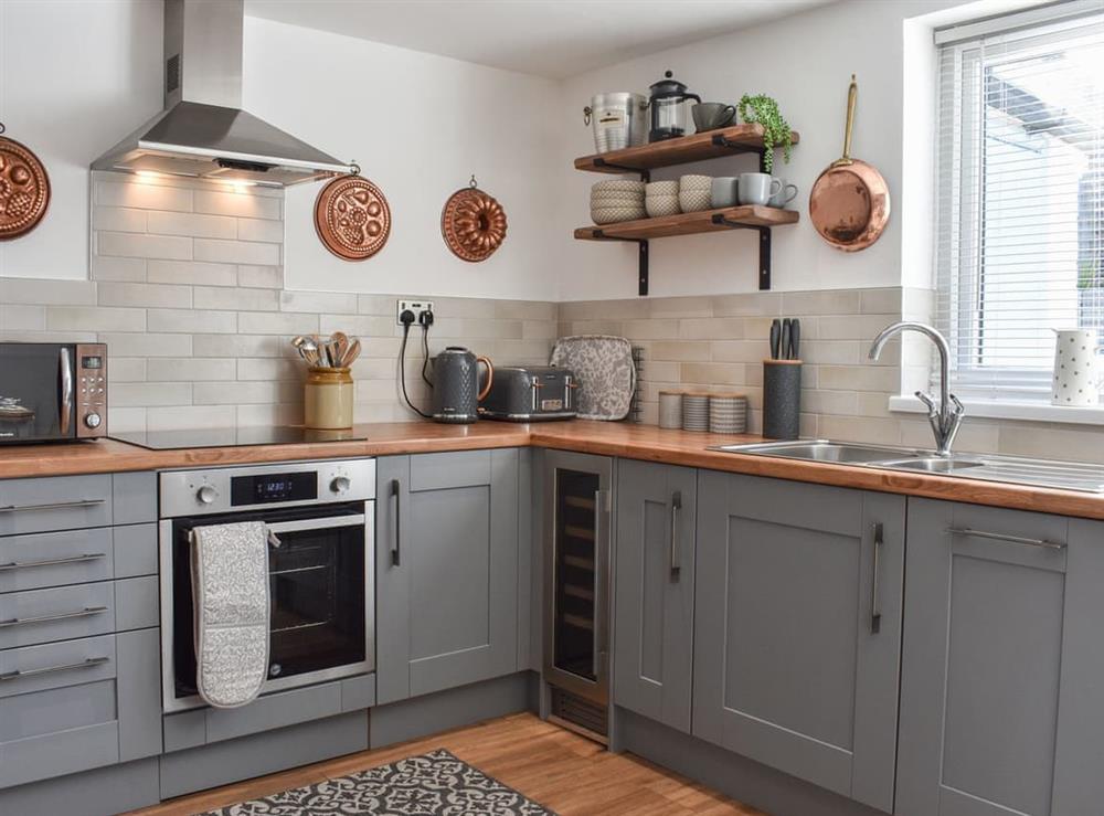 Kitchen area at Bay Cottage in Cayton, North Yorkshire