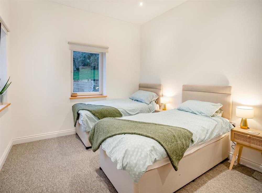 Twin bedroom at Bay Cottage in Coytrahen, near Bridgend, Mid Glamorgan