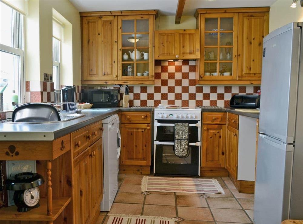 Well equipped kitchen at Bay Cottage in Keswick, Cumbria