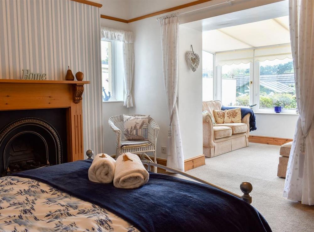 Double bedroom at Bay Cottage in Par, near St Austell, Cornwall