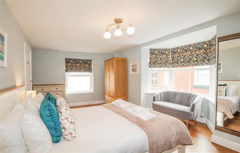 One of the 4 bedrooms at Bay Cottage, Weymouth