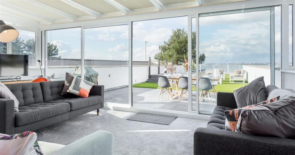 Enjoy the living room at Bay Harbour View No.4 in Sandbanks