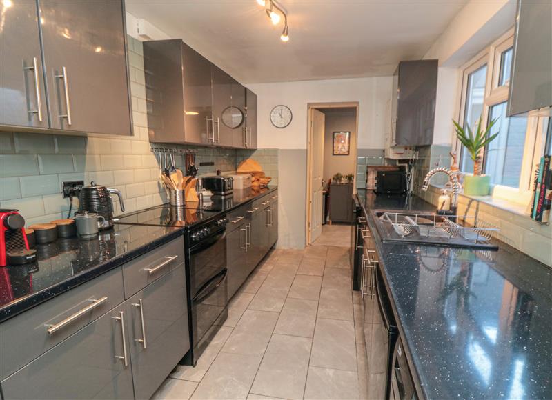 This is the kitchen at Bay House, Bridlington