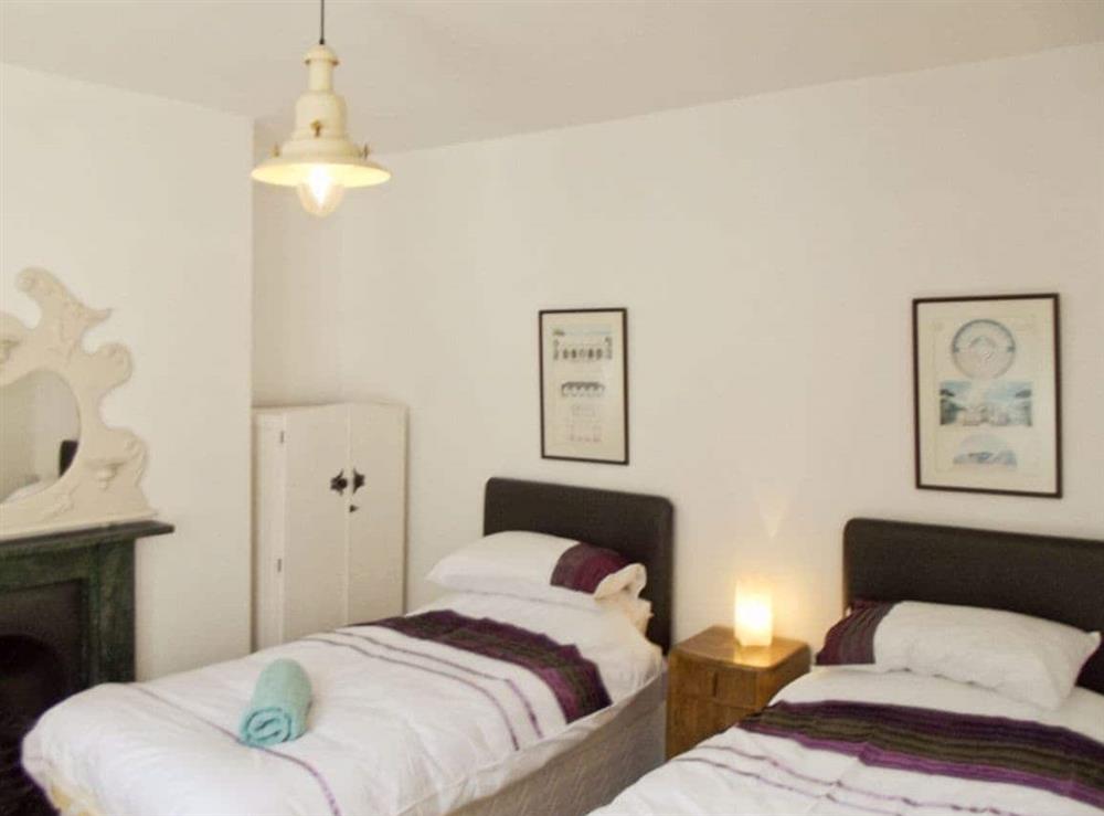 Twin bedroom at Bay House in Hastings, East Sussex