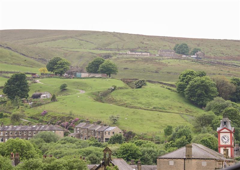 The setting at Bay Tree Cottage, Marsden