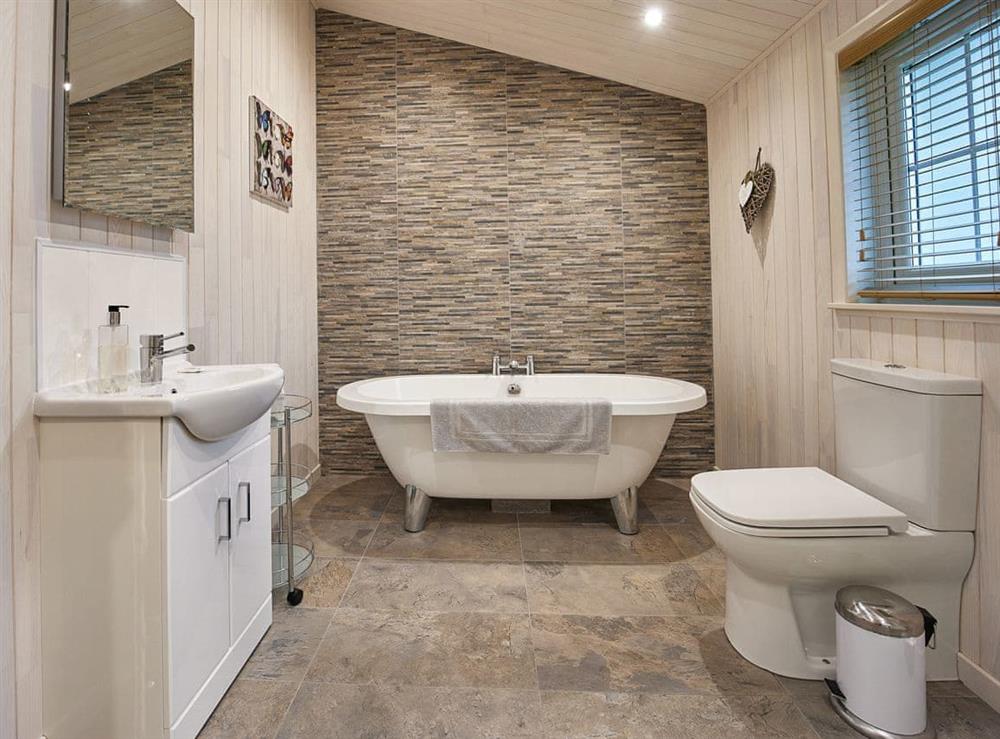 Bathroom at Bay tree Lodge in Willington, near Derby, Derbyshire