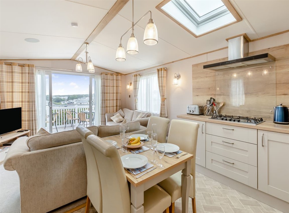 Kitchen/diner at Bay View 34 in Weymouth, Dorset