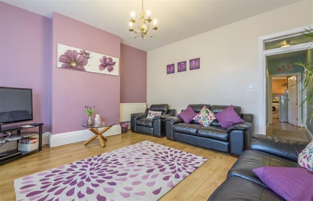 Ground floor: Comfortable seating in the Sitting room at Bay View Apartment, Hunstanton