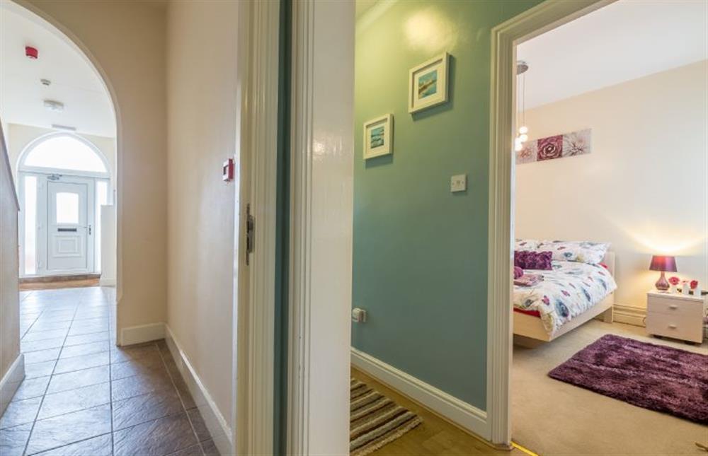 Ground floor: The entrance from the communal hallway at Bay View Apartment, Hunstanton