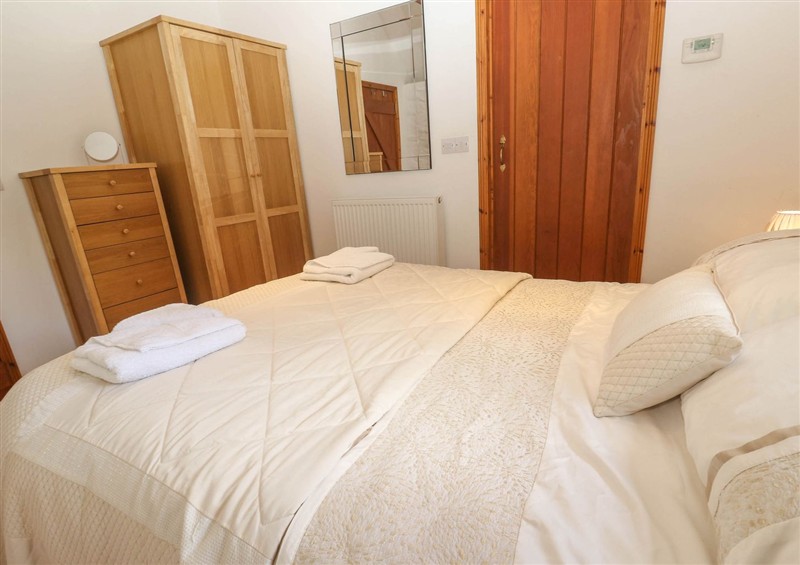 One of the bedrooms at Bay View Barn, Hayle