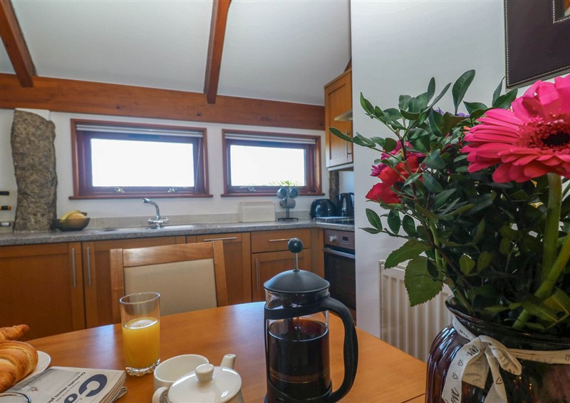 This is the kitchen at Bay View Barn, Hayle