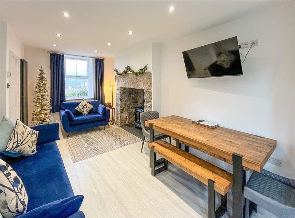 Living area at Bay View in Beaumaris, Gwynedd