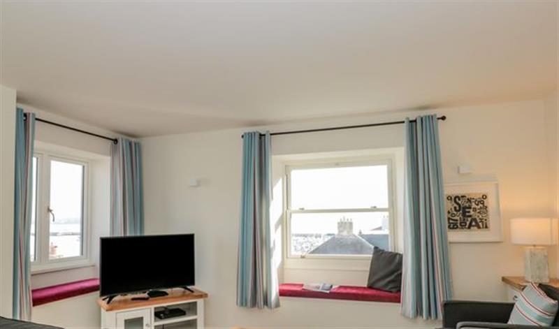 The living area at Bay View, Brixham