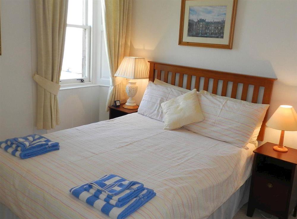 Double bedroom at Bay View in Brodick, Isle of Arran, Scotland