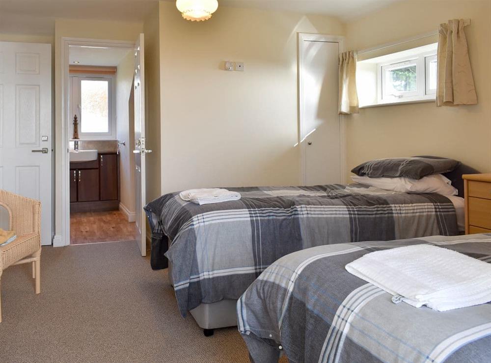 Comfortable twin bedroom with en-suite (photo 2) at Bay View in Carlyon Bay, near St Austell, Cornwall
