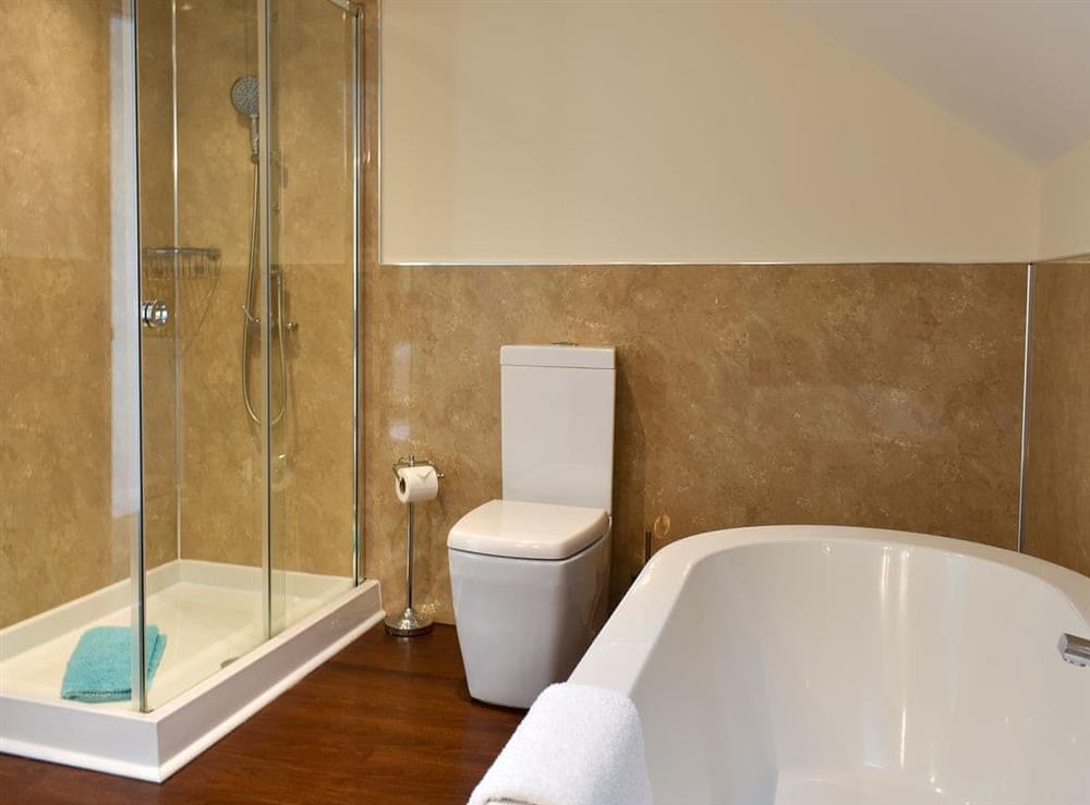 En-suite bathroom (photo 2) at Bay View in Carlyon Bay, near St Austell, Cornwall