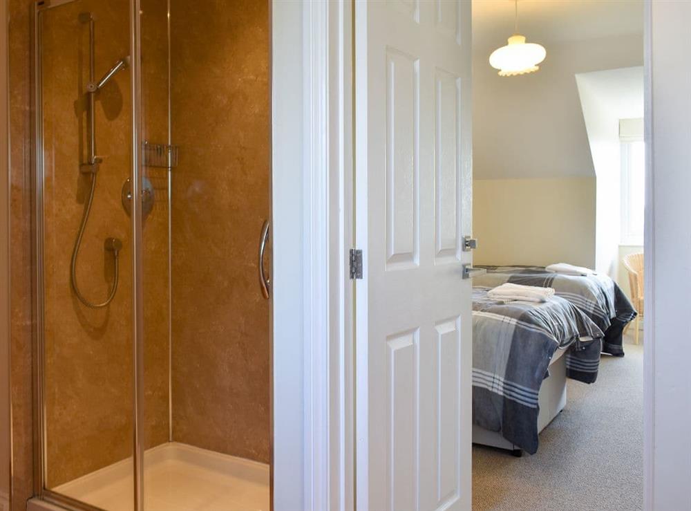 En-suite shower room at Bay View in Carlyon Bay, near St Austell, Cornwall