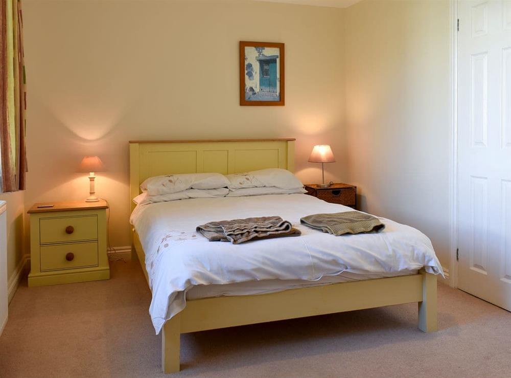 Relaxing double bedroom with en-suite at Bay View in Carlyon Bay, near St Austell, Cornwall
