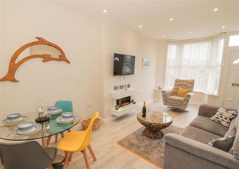 The living area at Bay View, Criccieth