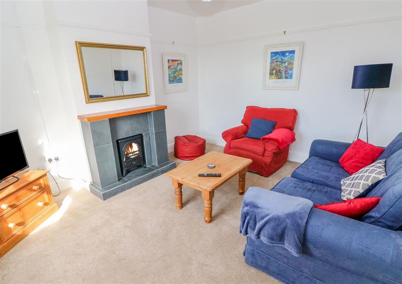Enjoy the living room at Bay View Farmhouse, Penycwm near Solva