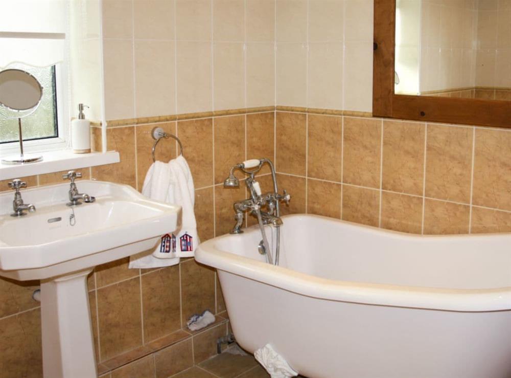 Bathroom at Bay View in Hunmanby Gap, near Filey, North Yorkshire