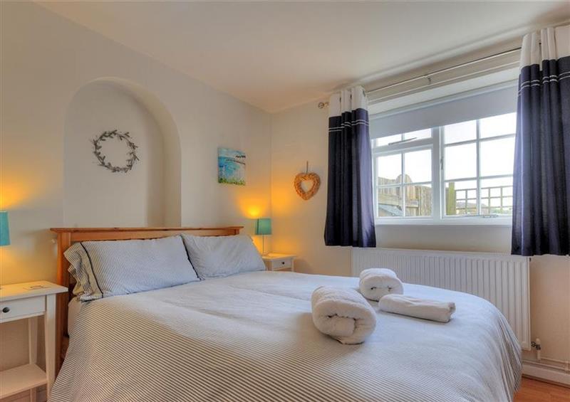 One of the bedrooms at Bay View, Lyme Regis