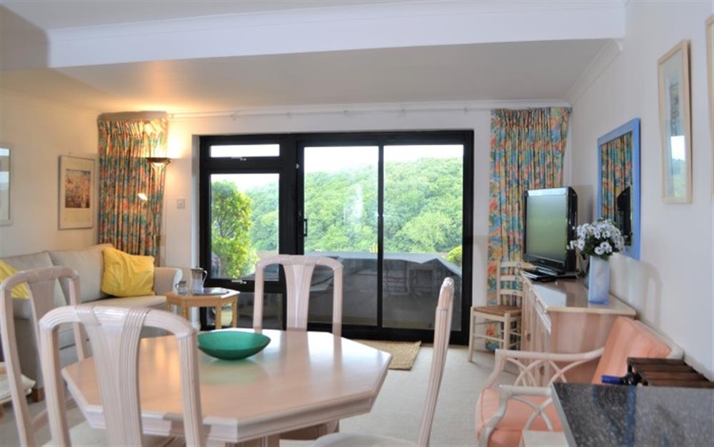 From the kitchen to the patio doors. at Bay View in Maenporth