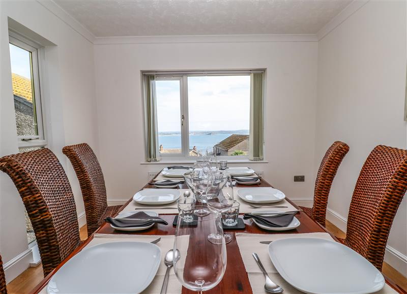 The dining area at Bay View, Newlyn
