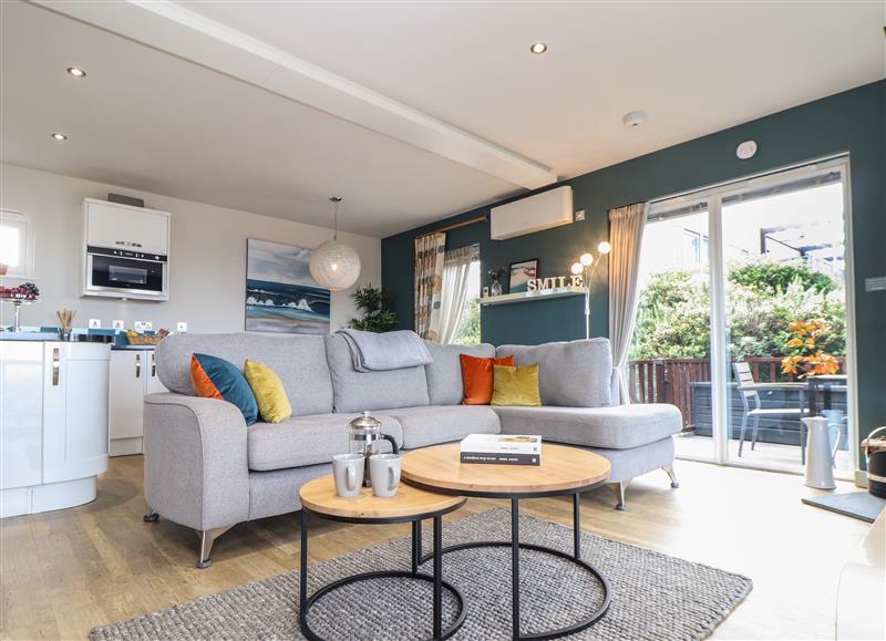 The living area at Bay View, Portreath