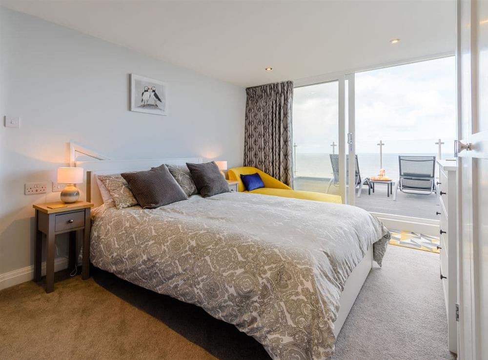 Double bedroom at Bay View in Reighton Gap, near Filey, North Yorkshire