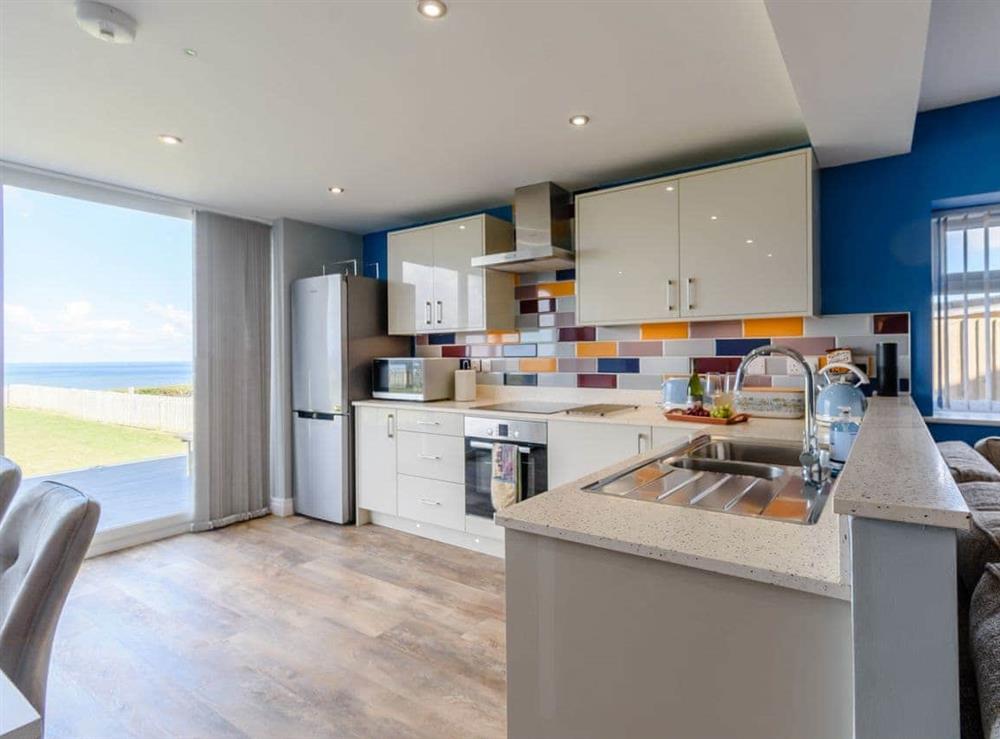 Kitchen at Bay View in Reighton Gap, near Filey, North Yorkshire