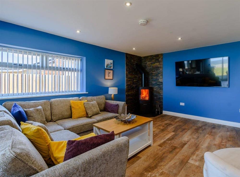 Living area at Bay View in Reighton Gap, near Filey, North Yorkshire