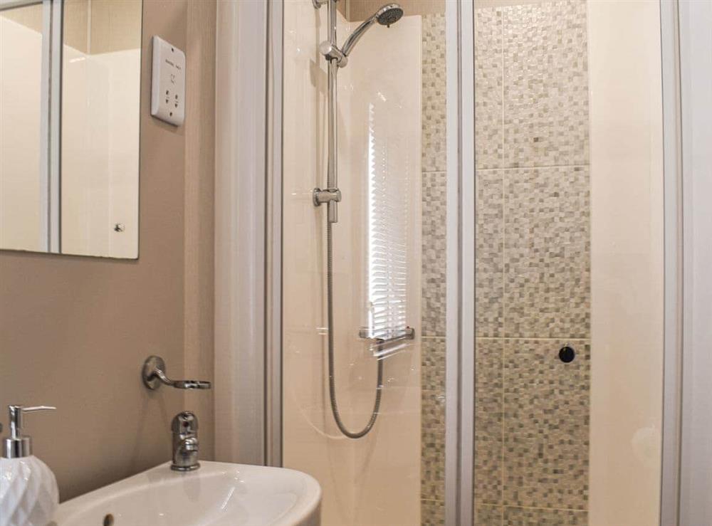 Shower room at Bay View Retreat in Great Thorness, near Cowes, Isle of Wight