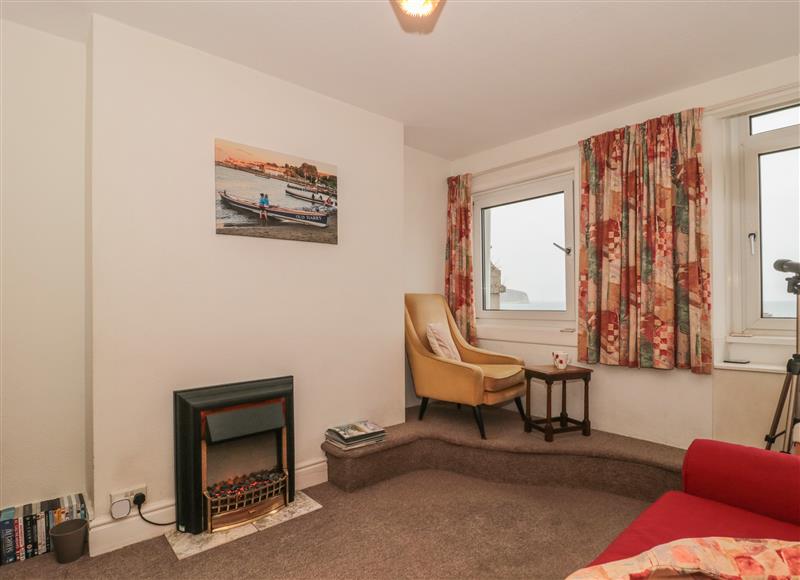 This is the living room at Bay View, Swanage